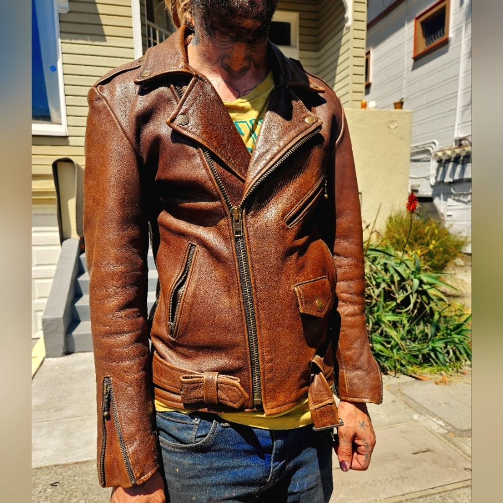 Straight to Hell Commando Motorcycle Jacket